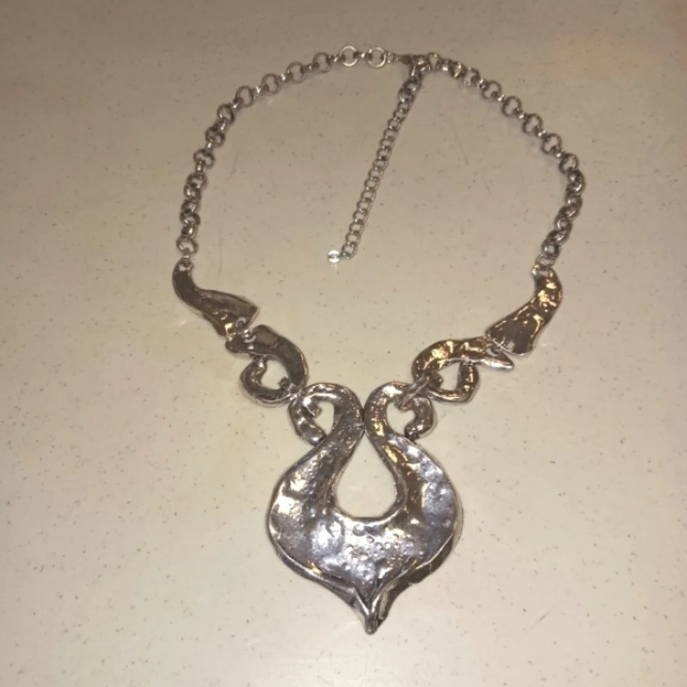 Hammered Statement Necklace